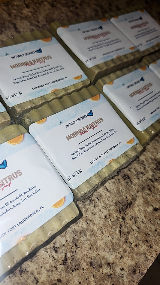 Naptural'y "Moringa Citrus" Seamoss Soap