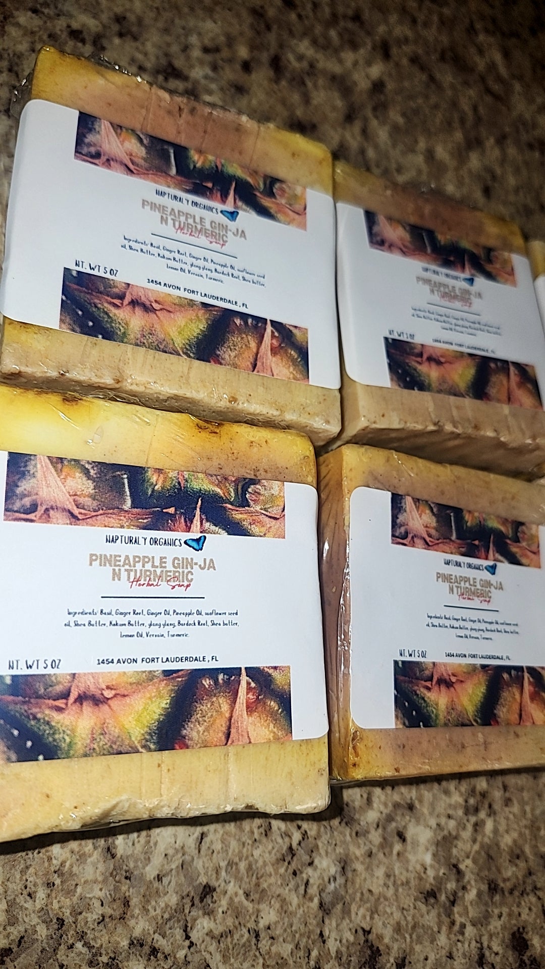 Naptural'y "Pineapple Jin-ga" Seamoss Soap